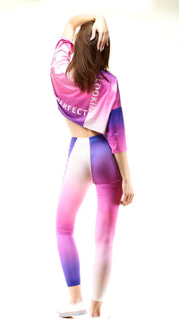 lookingperfect.fashion Cathedral / Set CATHEDRAL - CROP TSHIRT & HIGH WAIST LEGGINGS SET