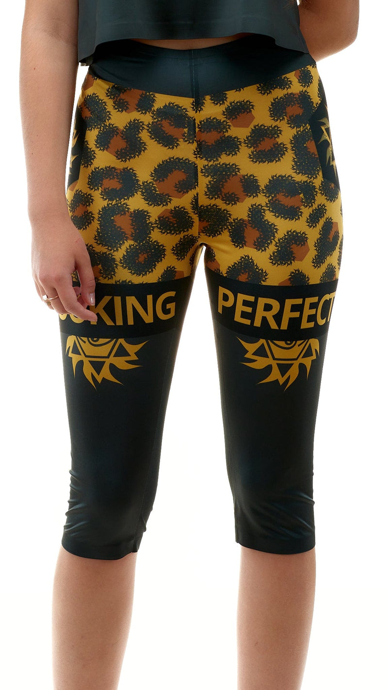 lookingperfect.fashion How About / Leggings / Beast HIGH WAIST CAPRI LEGGINGS - BEAST 465