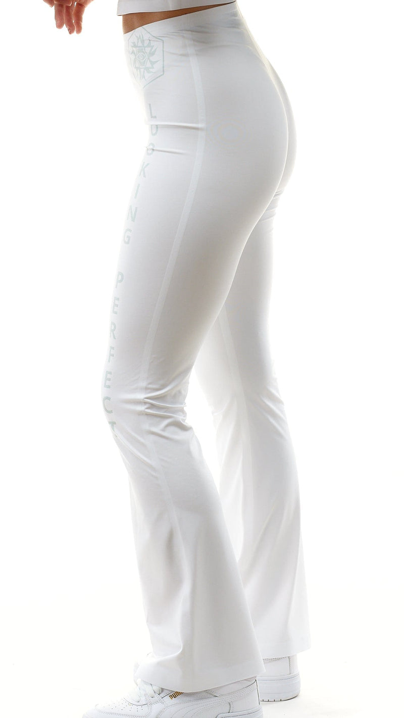 lookingperfect.fashion Crystal / Pants HIGH WAIST FLARED YOGA PANTS - CRYSTAL