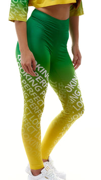 lookingperfect.fashion Shining Moss / Leggings HIGH WAIST LEGGINGS - SHINING MOSS