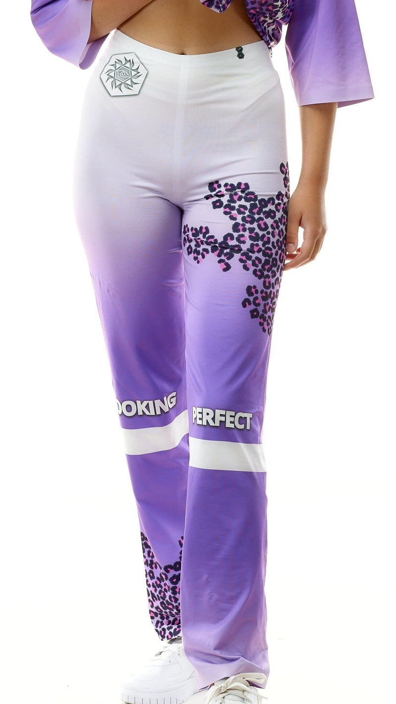 lookingperfect.fashion Savanna Sky / Pants HIGH WAIST URBAN PANTS - SAVANNA SKY