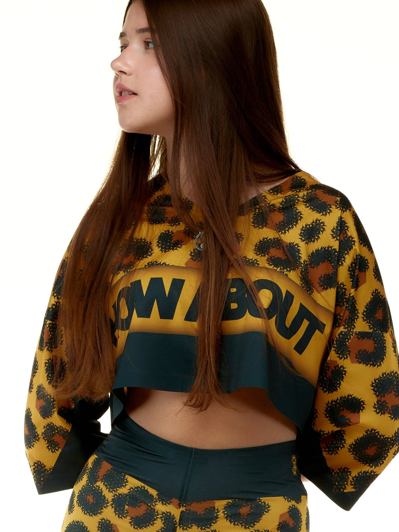 lookingperfect.fashion How About / Sweatshirts / Beast LOOSE CROP TSHIRT (3/4 SLEEVE) - BEAST 677