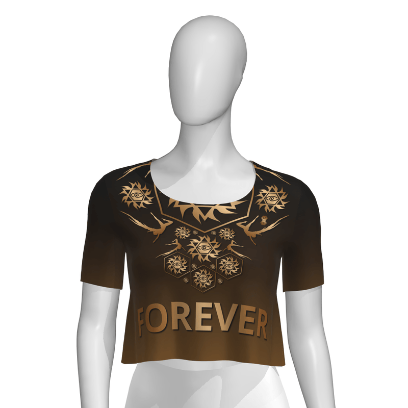 lookingperfect.fashion Forever / T-shirt / Mural LOOSE CROP TSHIRT (SHORT SLEEVE) - MURAL 478