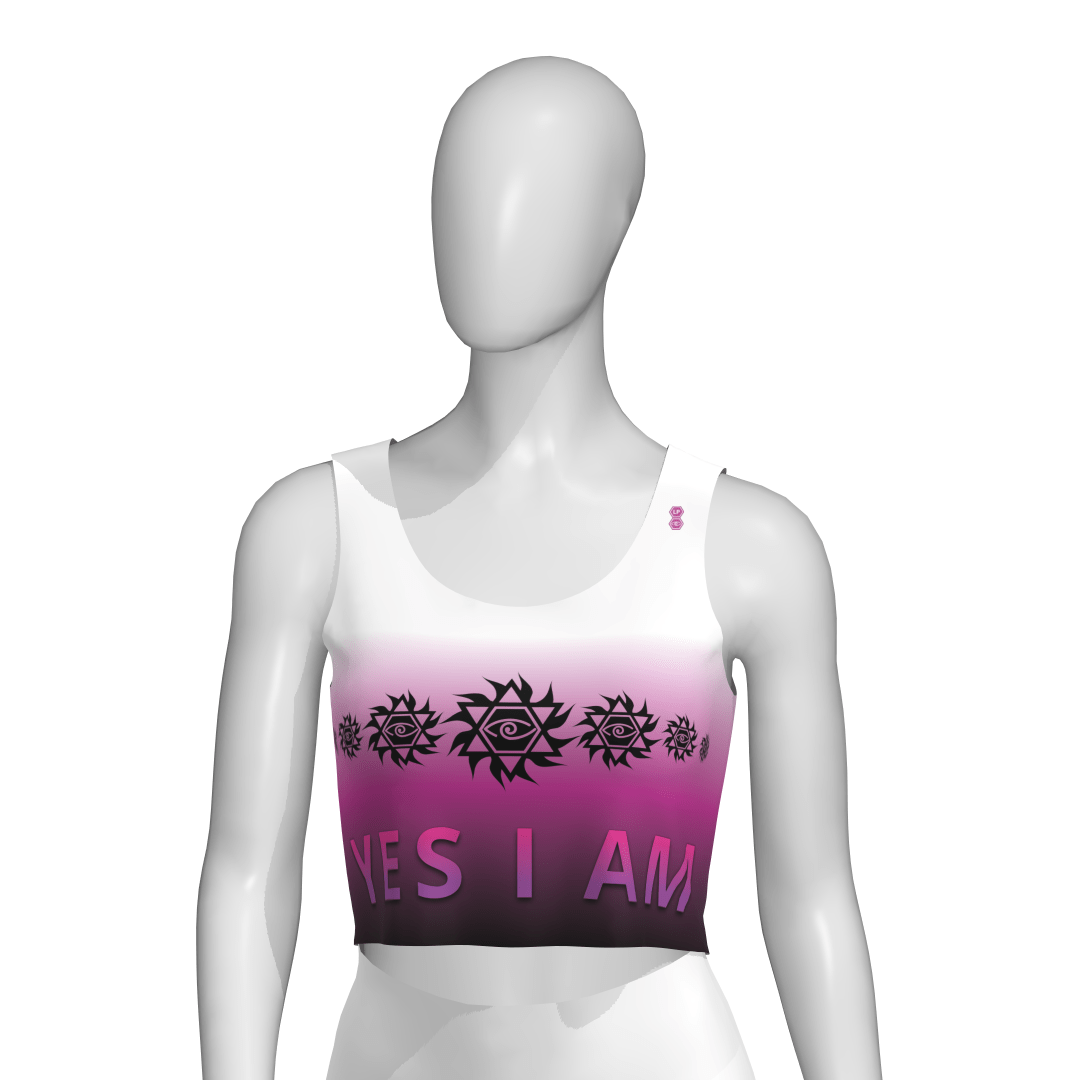 lookingperfect.fashion Yes I Am / Tanktops / Mystique REGULAR FIT CROP TANKTOP - MISTIQUE 464