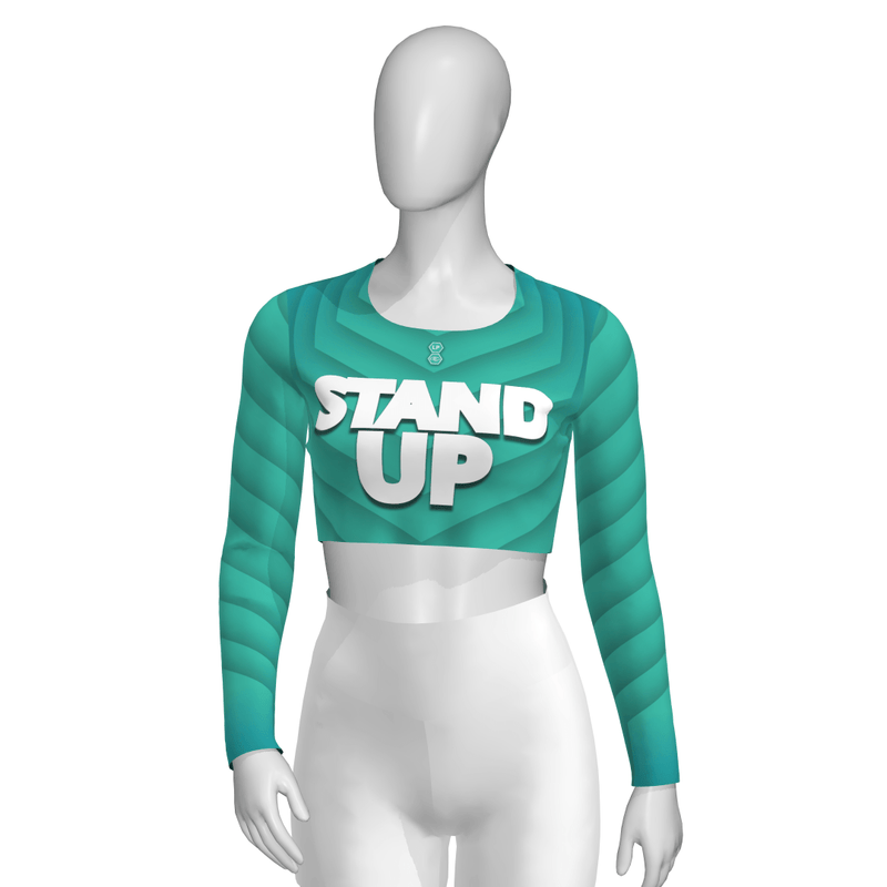 lookingperfect.fashion Stand Up / T-shirt / Warrior REGULAR FIT CROP TSHIRT (LONG SLEEVE) - WARRIOR 899