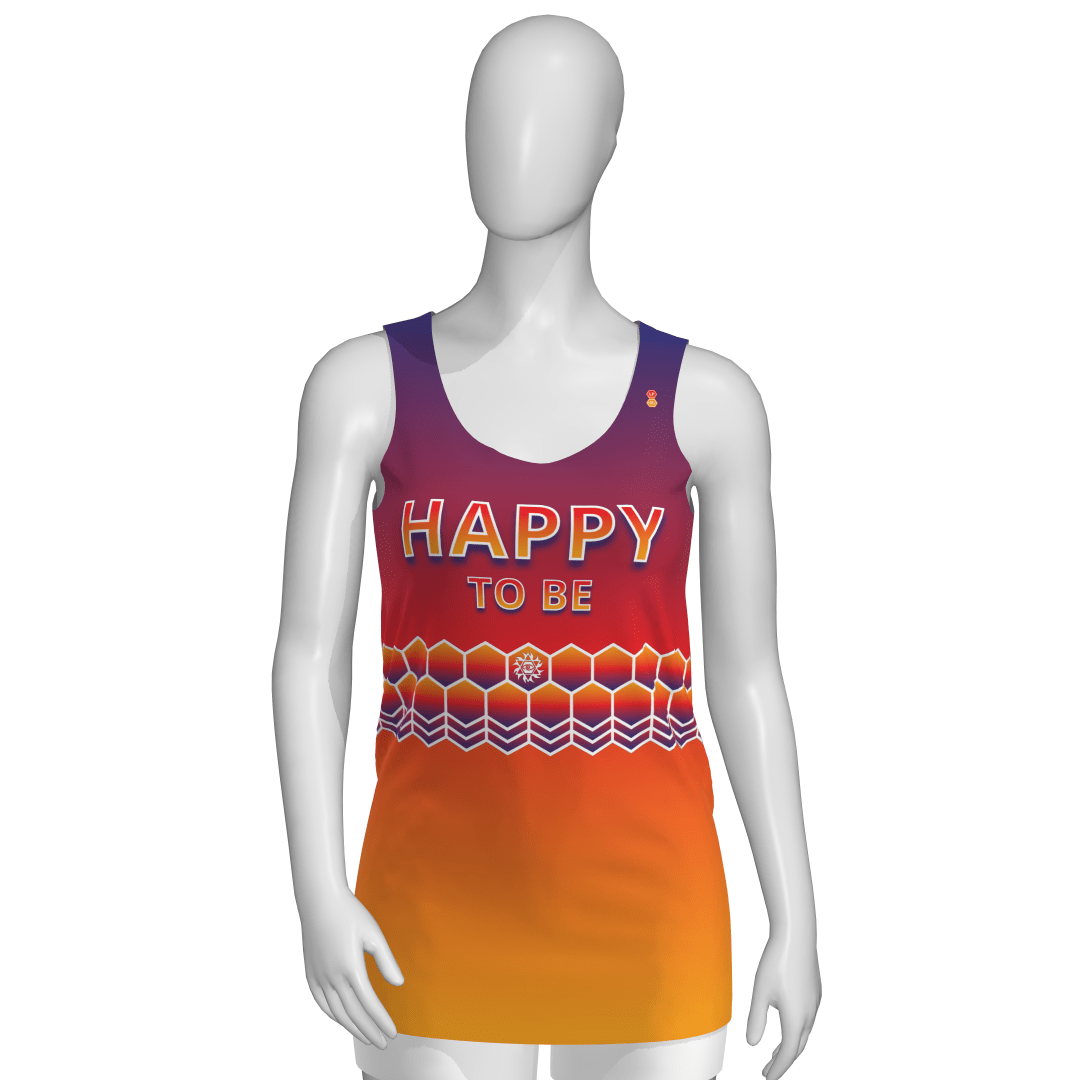 lookingperfect.fashion Happy To Be / Tanktops / Sunset REGULAR FIT TANKTOP - SUNSET 465