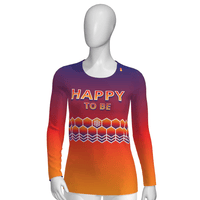 lookingperfect.fashion Happy To Be / T-shirt / Sunset REGULAR FIT TSHIRT (LONG SLEEVE) - SUNSET 364