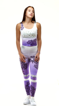 lookingperfect.fashion Savanna Sky / Set SAVANNA SKY - TIGHT CROP TANKTOP & HIGH WAIST LEGGINGS SET