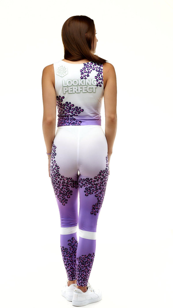 lookingperfect.fashion Savanna Sky / Set SAVANNA SKY - TIGHT CROP TANKTOP & HIGH WAIST LEGGINGS SET