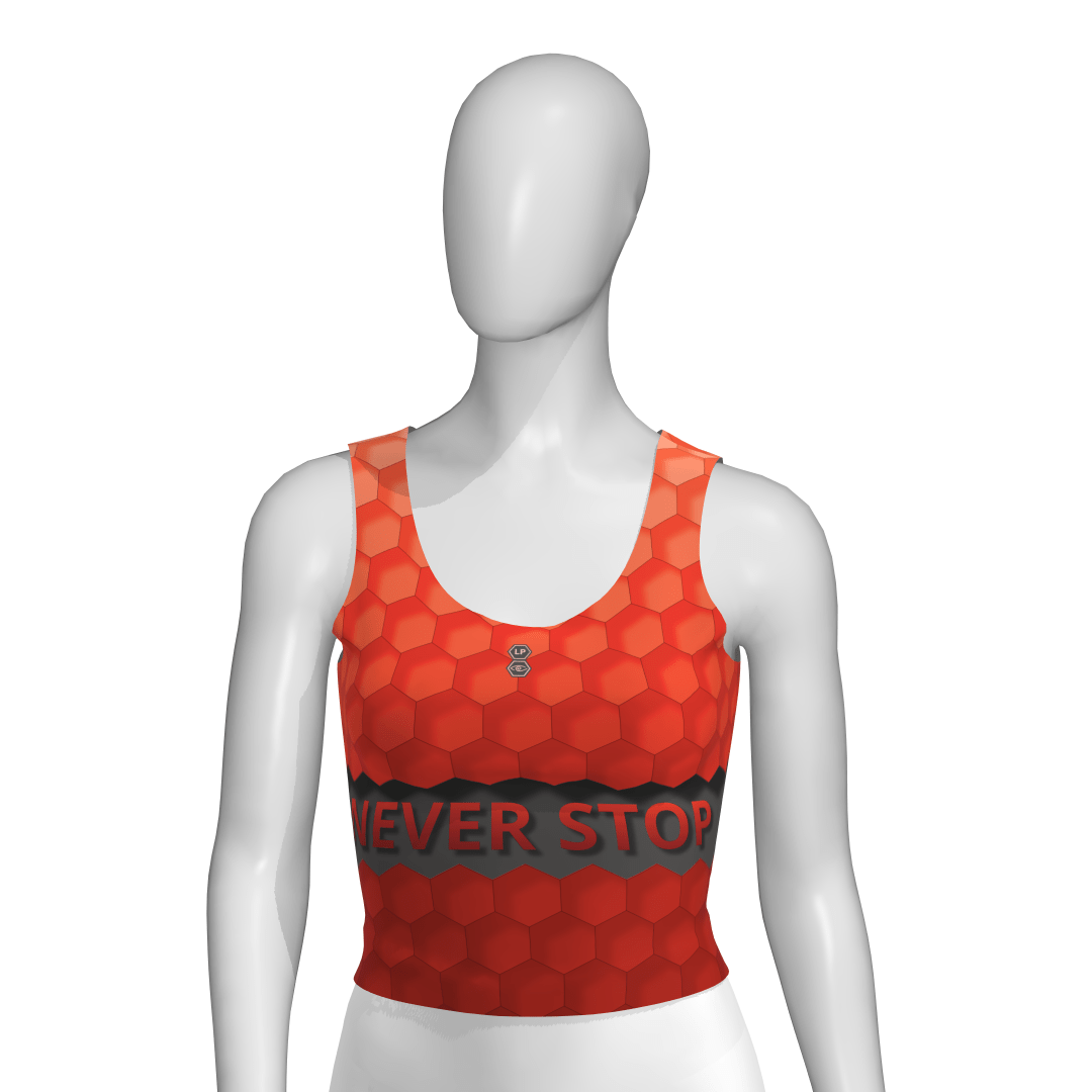 lookingperfect.fashion Never Stop / Tanktops / Dragon TIGHT CROP TANKTOP - DRAGON 3647