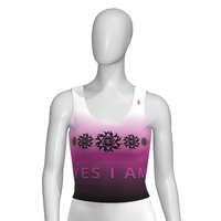 lookingperfect.fashion Yes I Am / Tanktops / Mystique TIGHT CROP TANKTOP - MISTIQUE 464