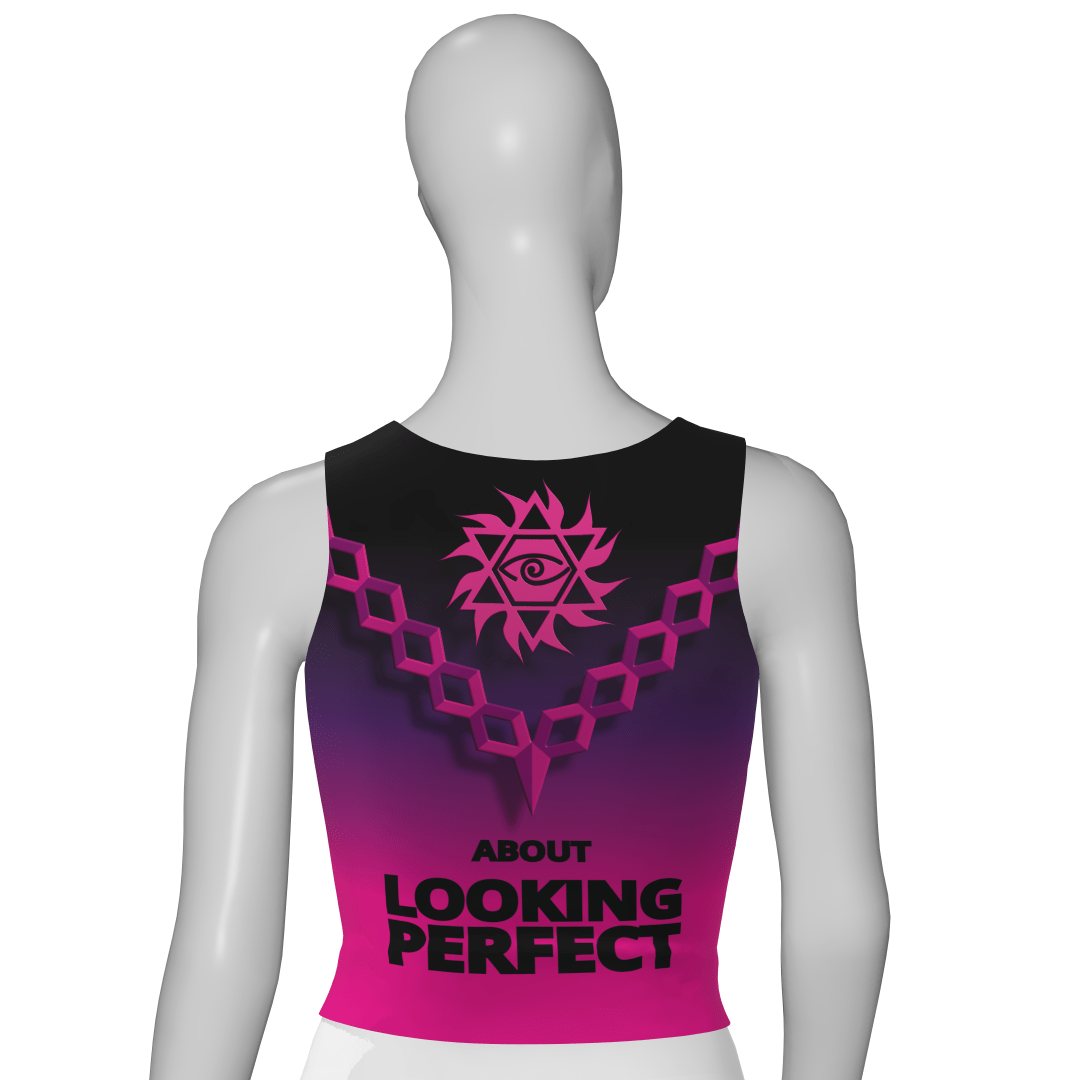 lookingperfect.fashion Different / Tanktops / Queen TIGHT CROP TANKTOP - QUEEN 274