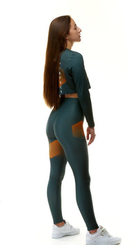 lookingperfect.fashion Imperfect / Void / Set VOID - LONG SLEEVE CROP TSHIRT & HIGH WAIST LEGGINGS SET